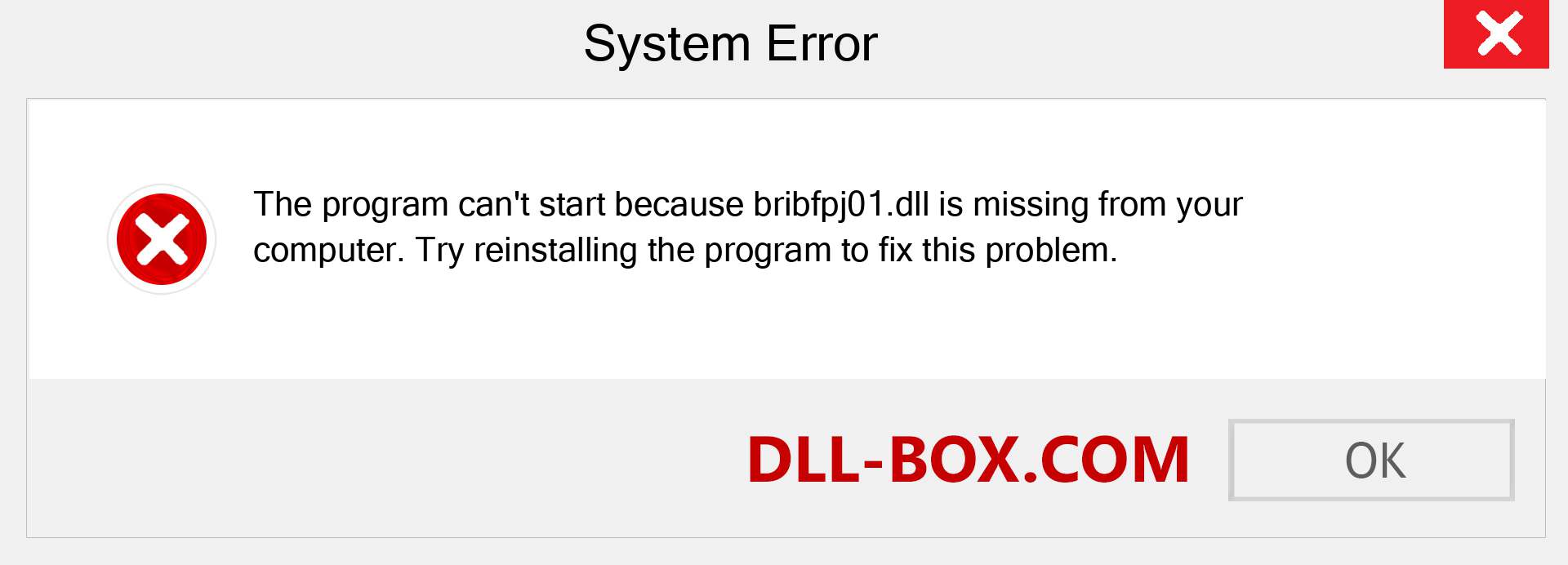  bribfpj01.dll file is missing?. Download for Windows 7, 8, 10 - Fix  bribfpj01 dll Missing Error on Windows, photos, images